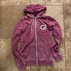 Cyclebar Rose burnout hoodie